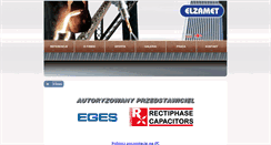 Desktop Screenshot of elzamet.pl